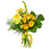 Желтый букет из роз и хризантем. Краснодар